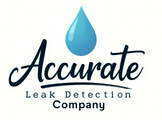 Accurate Leak Detection logo with water droplet
