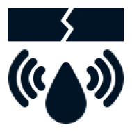 Water leak detection symbol